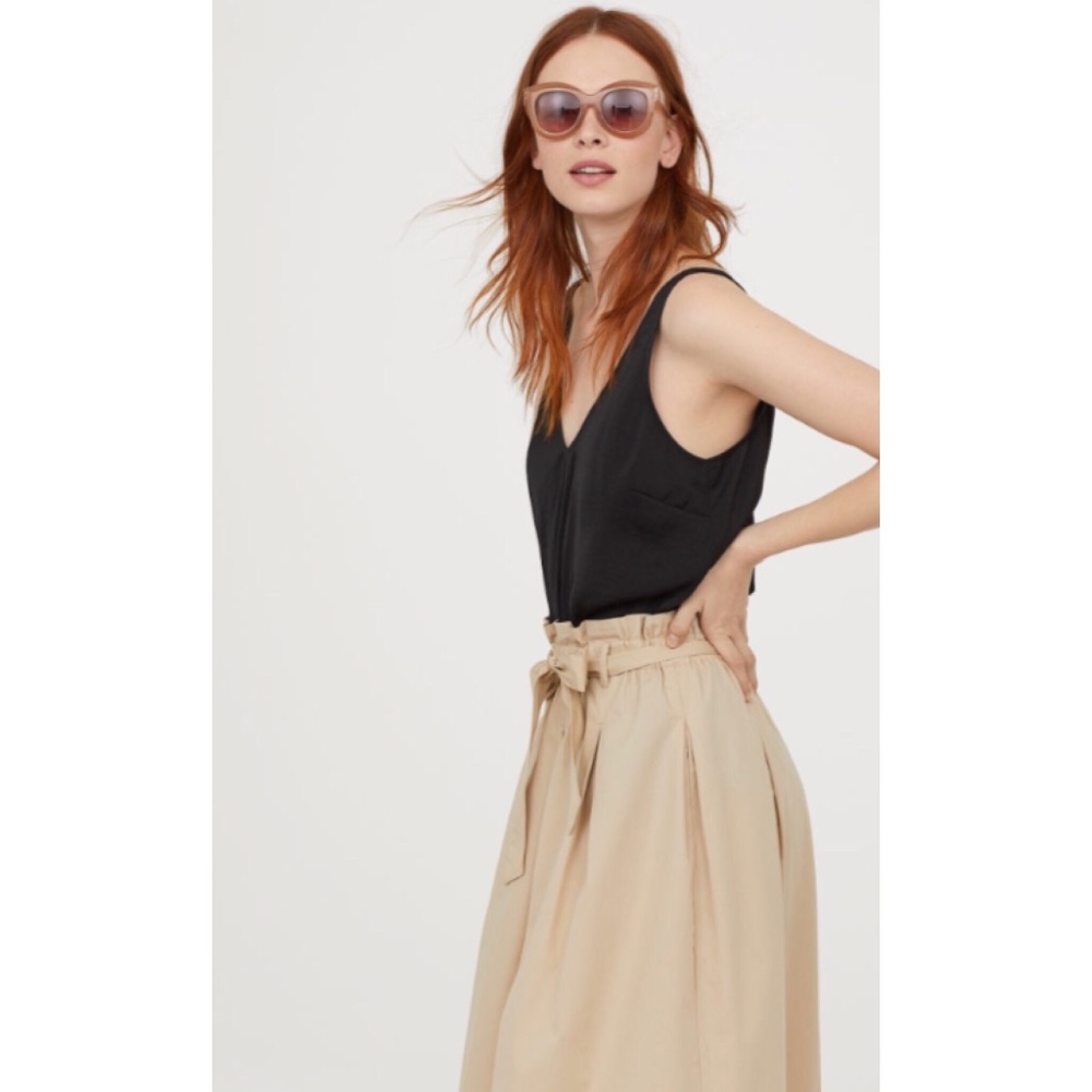 Black Satin Camisole